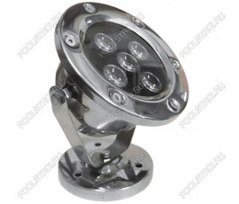 Прожектор для фонтана AquaViva LED (5led 5W 12V AC/DC) Белый теплый Прожектор для фонтана AquaViva LED (5led 5W 12V AC/DC) Белый теплый