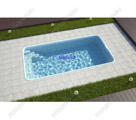 Композитный бассейн Ривьера 1000 ECOLINE (10х3.6х1.5м)